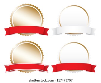 Blank labels. Vector