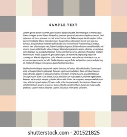 Blank layout in a pixel art style