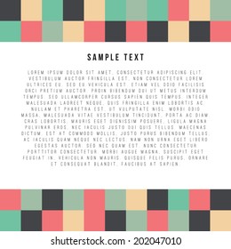 A blank layout in a pixel art style