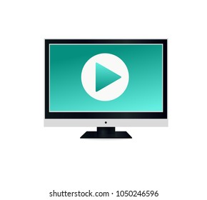 A blank LCD screen, plasma displays or TV to your design.