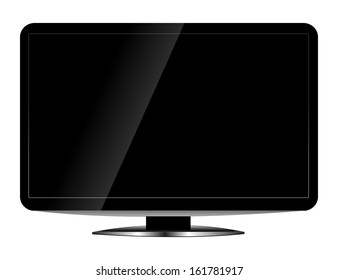 blank lcd tv template