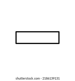 blank license plate icon vector design templates 