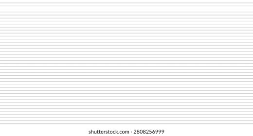Blank lined notebook paper with faint gray horizontal rules and a left margin, ideal as a writing background and school or office stationery texture, useful as a template for notes, lists, and planners.

