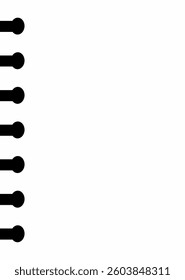 Blank Lined Paper Template for Notes and Sketching