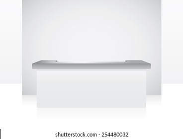 blank lobby template for branding item