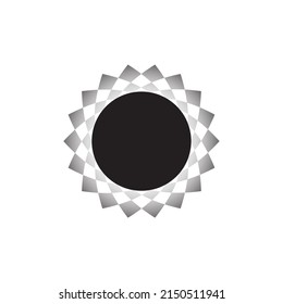 Diseño de vectores de iconos coloridos con logotipo en blanco