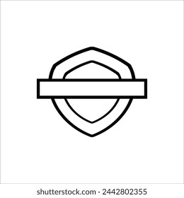 Blank logo icon vector illustration logo design
