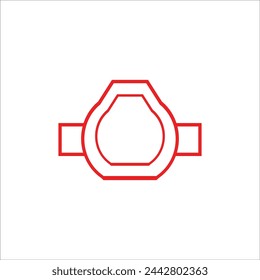 Blank logo icon vector illustration logo design