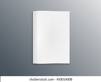 blank magazine book template vector illustration EPS10
