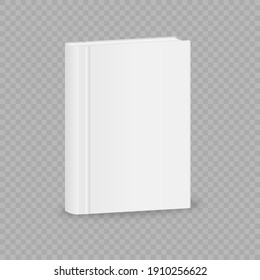 Blank Magazine Cover, Book, Booklet, Brochure. Blank Vertical Book Cover Template With Pages In Front. Cover Brochure Mockup, White Soft Surface, Catalog Magazine Tutorial. Vector Illustration.