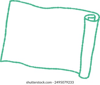 Ilustración de fondo de mapa en blanco, verde
