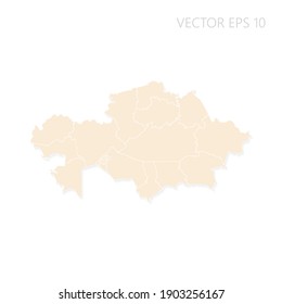 Mapa en blanco de las siluetas de champán Set. Esquema blanco. Ilustración del vector EPS10.