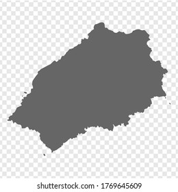 Blank map Saint Helena. High quality map of  Saint Helena on transparent background for your web site design, logo, app, UI.  UK. Stock vector.  EPS10. 