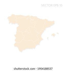 Mapa en blanco de las siluetas de champán Set. Esquema blanco. Ilustración del vector EPS10.