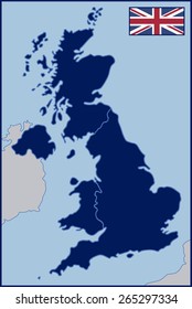 Blank Map of United Kingdom