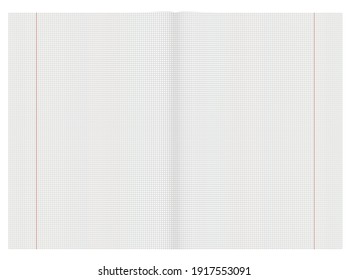 Blank math exam paper. vector