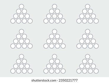 Blank maths pyramid worksheet. Clipart image