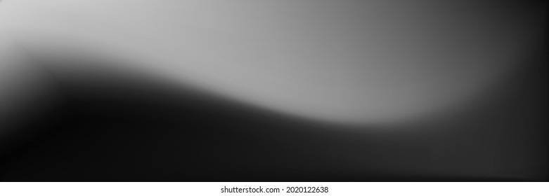 Fondo Blank Metálico Borroso. Fondo de diseño moderno en blanco y negro plateado. Vibrante Ilustración De Textura Desenfocada. Malla de gradiente ondulada de agua gris. Malla gradiente ondulada gris.