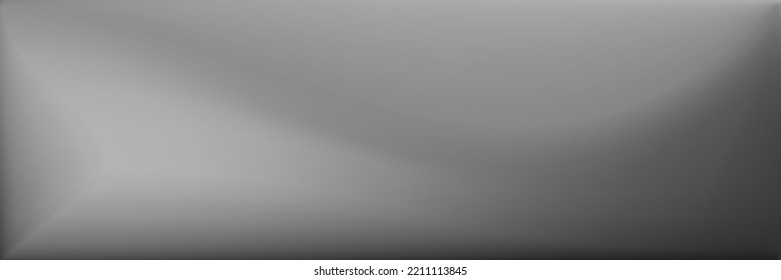 Blank Metallic Horizontal Lines Backdrop. Black and white Smooth Surface Illustration. Water Wavy Gradient Mesh. Alluminium  Silver Original Background. Grey Vibrant Wavy Gradient Mesh.