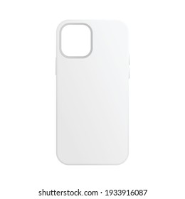 Blank Mobile Phone Case Vector Illustration Template