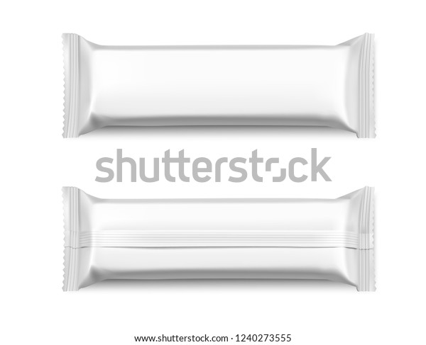 Download Blank Mockup Flow Pack Front Rear Stock Vector (Royalty ...