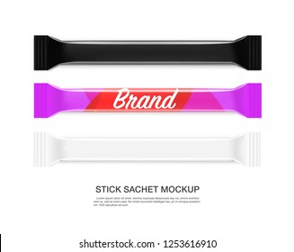 Blank mockup of packing stick. Vector illustration. Vector illustration, ready and simple to use for your design. Quickly allow you to present your idea or the finished product. EPS10.