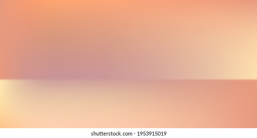 Blank Moderno fondo de moda vacío. Sunset Sunrise Morple Watercolorido Colorido Textura Borrosa. Ilustración de las pantallas de malla de gradiente amarillo rosado. Suave Pastel Suavizado de fondo de superficie geométrica.