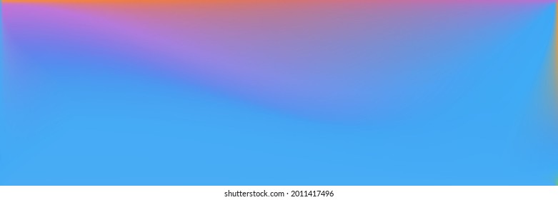 Blank  Multicolor Original Background. Vibrant Ocean Smooth Surface Backdrop. Natural Vivid Wavy Gradient Mesh. Colorful Color Bright Blurred Texture Illustration. Water Rainbow Wavy Gradient Mesh.