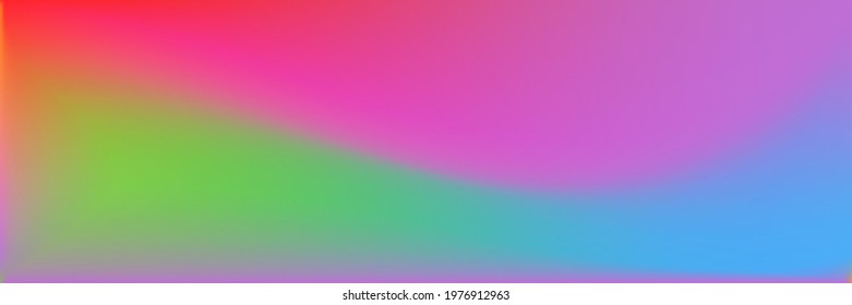 Blank Multicolor Wavy Gradient Mesh. Natural Colorful Color Smooth Surface Illustration. Water Vibrant Wavy Gradient Mesh. Sea  Bright Trendy Background. Ocean Vivid Smooth Surface Backdrop.