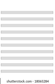 Blank Music Sheet Score