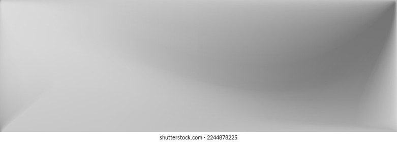 Malla de gradiente ondulada natural en blanco. Fondo Original Gris Vibrante. Fondo Metálico de Diseño Moderno Plateado. Ilustración De Textura Gris Borrosa. Malla de gradiente ondulada monocromática.