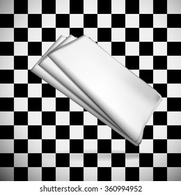Blank newspaper. Vector illustration