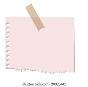 blank note