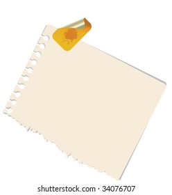 blank note