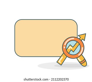 tablero de notas en blanco con brillo y ilustración del vector gráfico