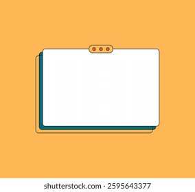 Blank Note with Dots Pattern