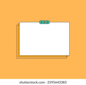 Blank Note with Dots Pattern