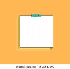 Blank Note with Dots Pattern