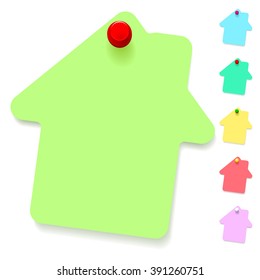 Blank note - HOUSE (home)