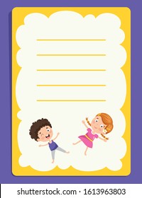 Blank Note Paper For Children Education