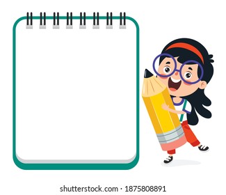 Blank Note Paper For Children Education