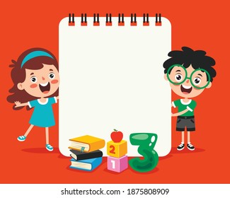 Blank Note Paper For Children Education
