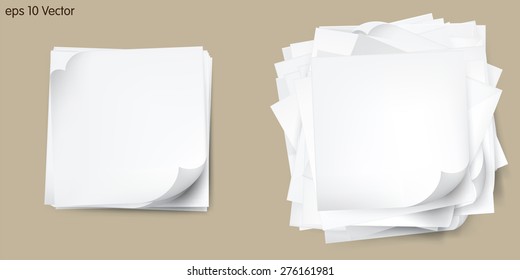 blank note paper set