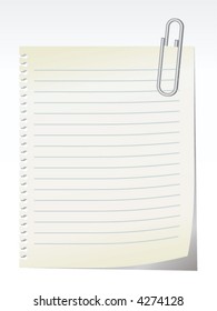 blank note - vector