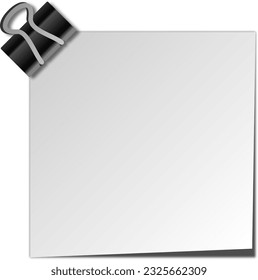 blank note vector illustration design