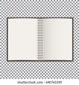 Blank notebook paper