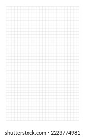 blank notebook sheet , 6x9, light greed 0,02 in, no bleed, vector background