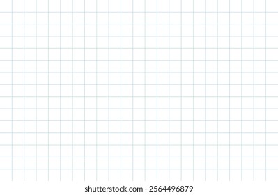 Blank notebook sheet with grid