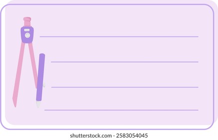 Blank Notes for School Background