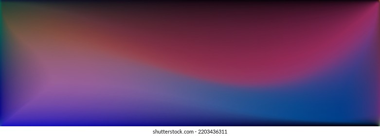 Blank Ocean Wavy Gradient Mesh. Color Bright Water Blurred Texture Illustration. Multicolor  Vivid Blurred Background. Sea Dark Wavy Gradient Mesh. Colorful Rainbow Horizontal Lines Backdrop.